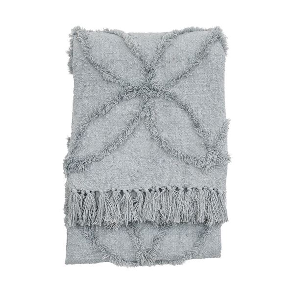 Mica Woven Throw - Grey